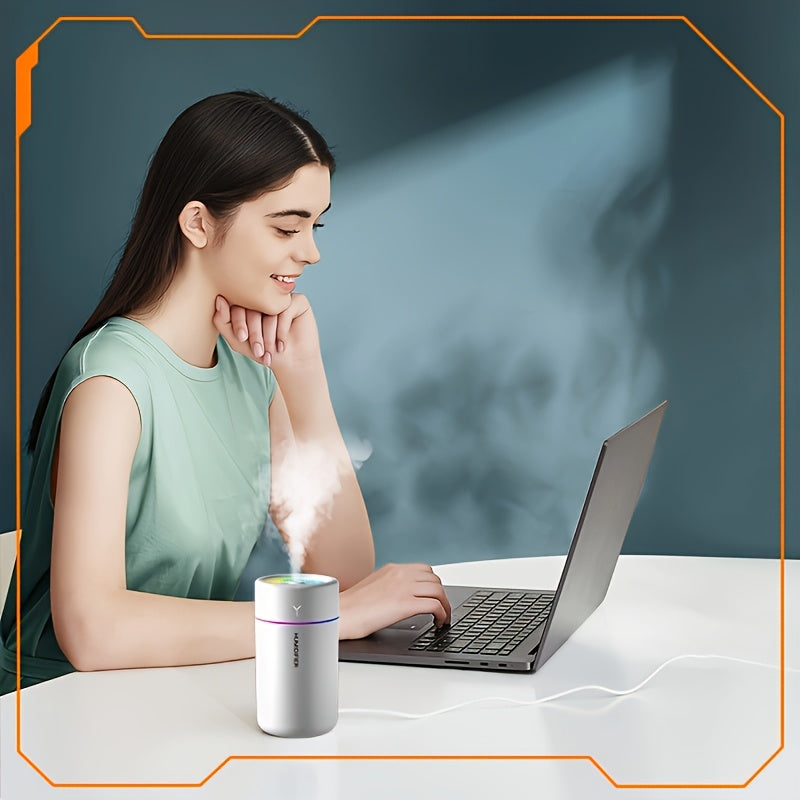1pc Quiet USB-Powered Humidifier for Large Rooms - Multi-Function Spray with Top-Filling Water Tank, Easy to Clean, Ideal for Bedroom, Living Room, Office, Humidifier for Bedroom, Quiet Humidifier | Modern Humidifier Design |